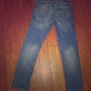 Dark blue straight vintage straight legjeans